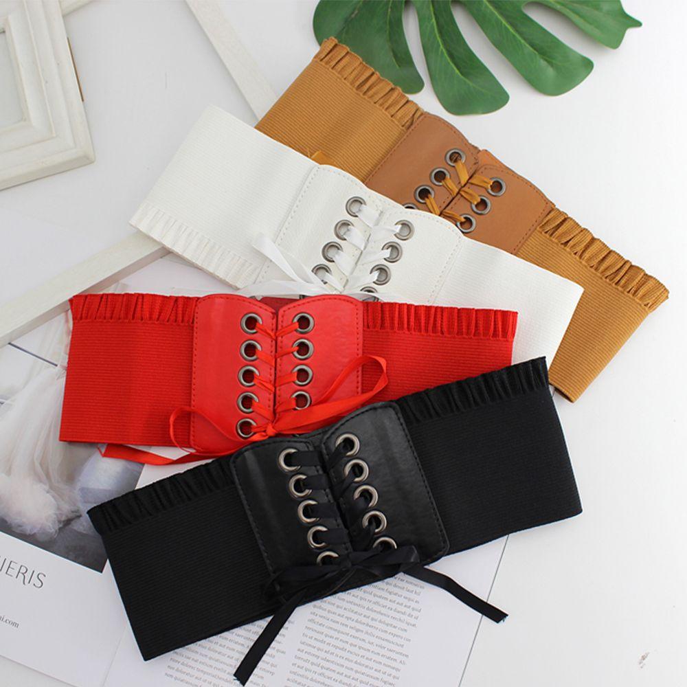 Fashion Design All-match Temperament Corset Belt Cummerbund Female Waist Belt Adjustable Waistband