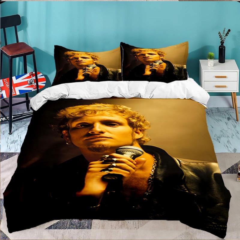 3PCS Alice Chains Bedding Set,Including 1pc Duvet Cover And 2pcs Pillowcases Perfect for Bedroom, Dormitory, Large size Fan Christmas gift