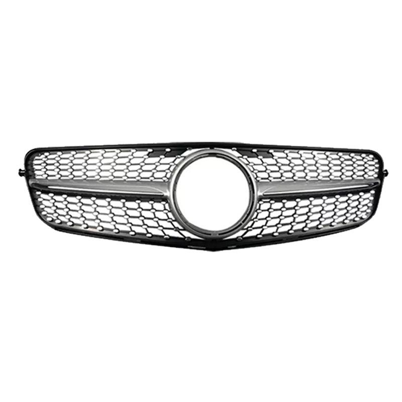 Silver Grille for 2007-2014 Mercedes-Benz C-Class W204, Starry Sky Style Replacement