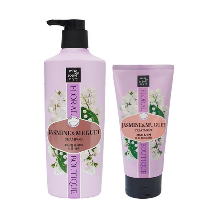 mise en scène Floral Boutique Perfume Shampoo Jasmine & Muguet 650ml + Treatment 300ml (18844527)