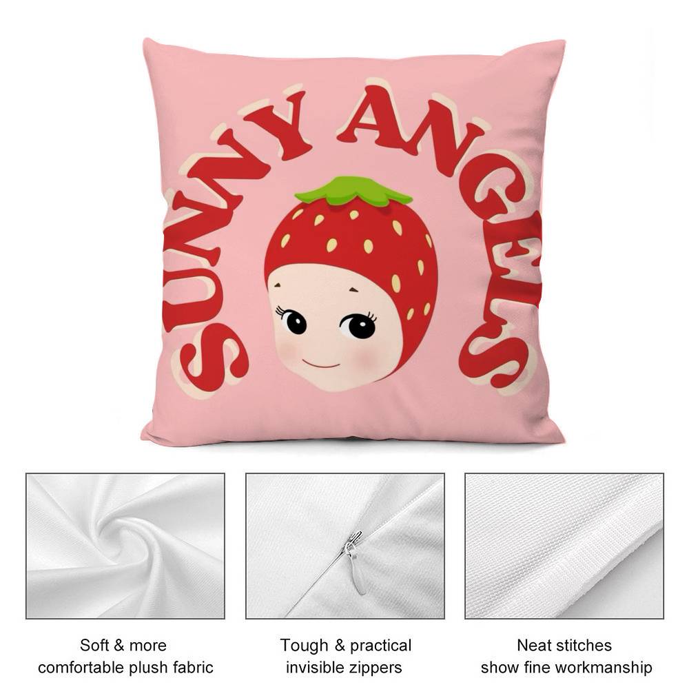 Cartoon Hot S-Sonnies Pillow Case Plush Fabric Soft Double Sided Print Sofa Cushion Cover Throw Pillow Covers