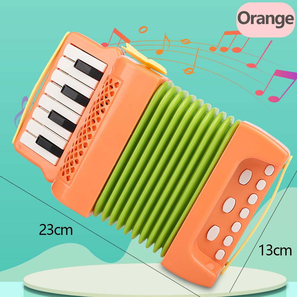 Toy Accordion 10 Key 8 Bass Accordion Instrument Education Toy Children's Music Interest Development Toy Children Gifts Beginner