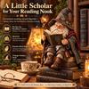Magic theme retro old medieval magic wizard gnome resin statue ornament, magic wizard gnome