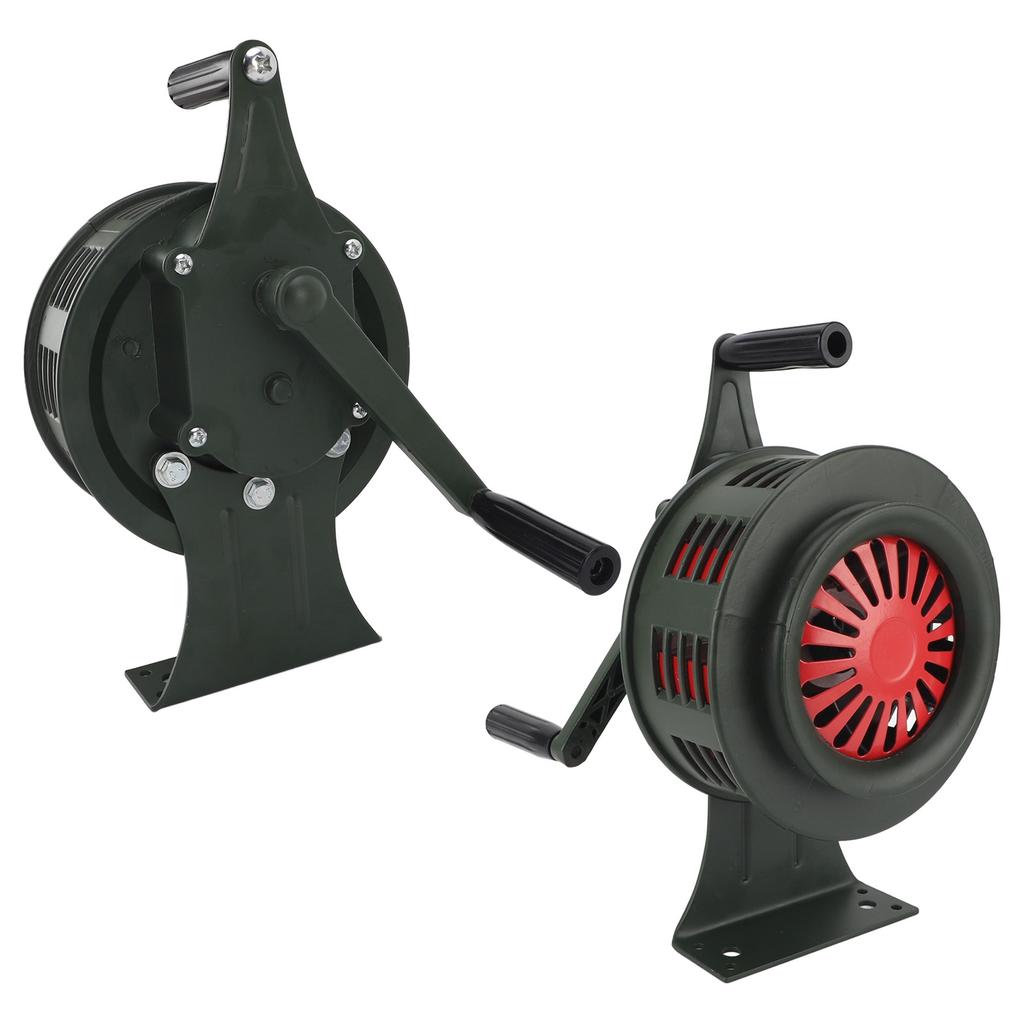 Hand Crank Siren 125dB Loud Adjustable Volume Waterproof Aluminum Alloy Manual Operated Sound Alarm