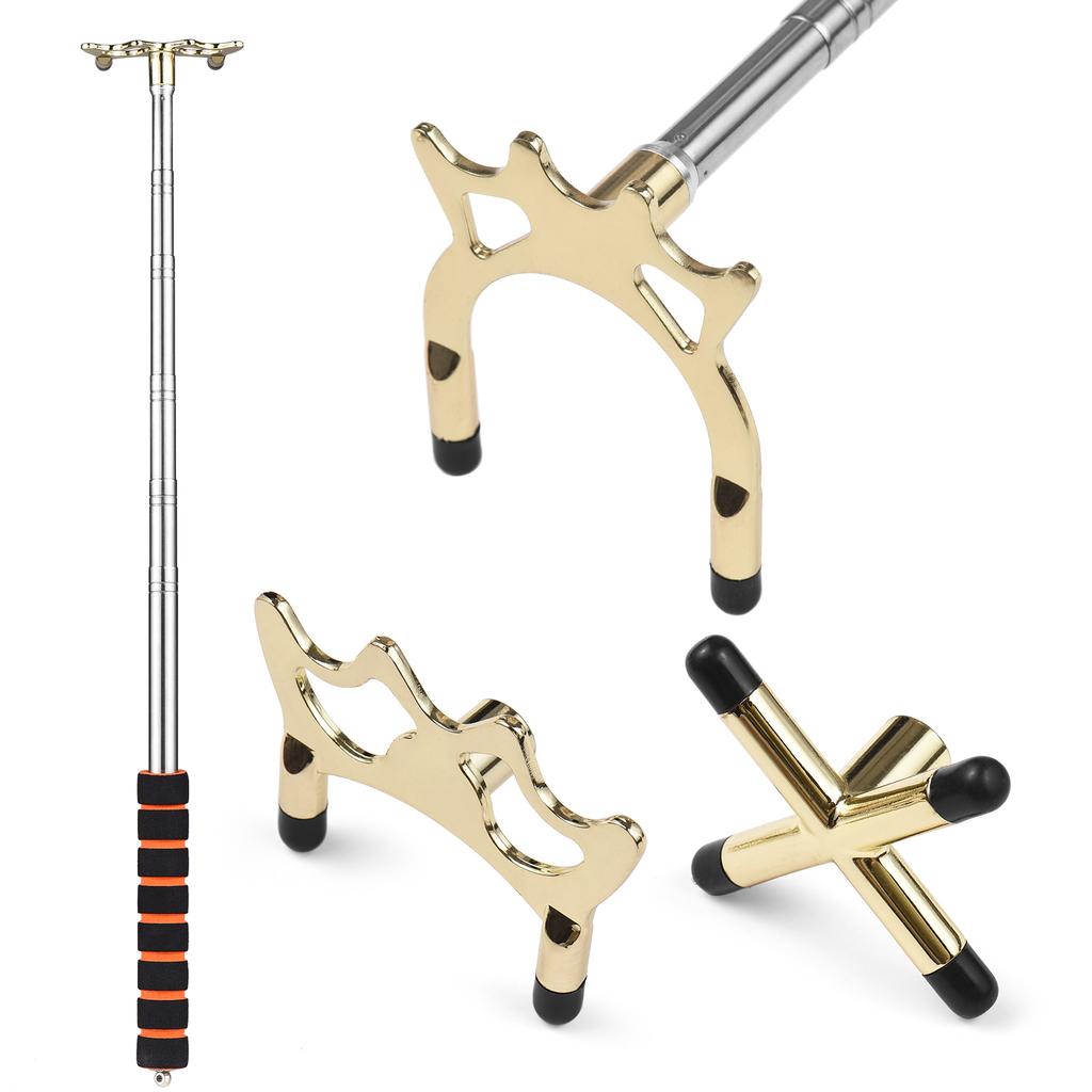 Выдвижной бильярдный кий, мостовой кий, бильярдный кий, бильярдный мостик с 3 съемными латунными пластинами