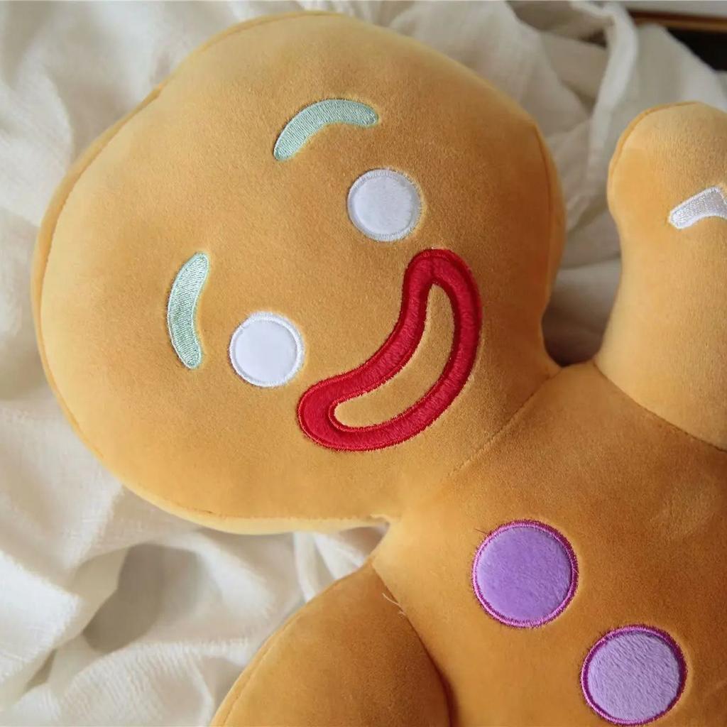 Пряничный человечек плюшевая игрушка бисквит Peluche набитое печенье мягкая кукла украшение комнаты подарки на день рождения