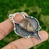 Daughters Day Deal 925 Silver Coconut Jasper Gemstone Handcrafted Wife Pendant