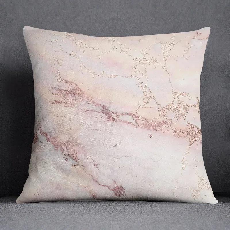 Office Living Room Home Pillowcase Pink Fresh Pattern Pillowcase Car Ornaments