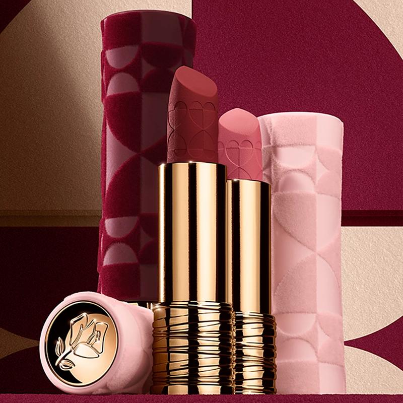 LANCÔME Набор косметики Маленькая Розовая Водяная Подушечка Помада Набор из двух предметов: маленькая розовая водно-воздушная подушка 14 г #N10 + двусторонняя потрясающая помада 3,4 г #296