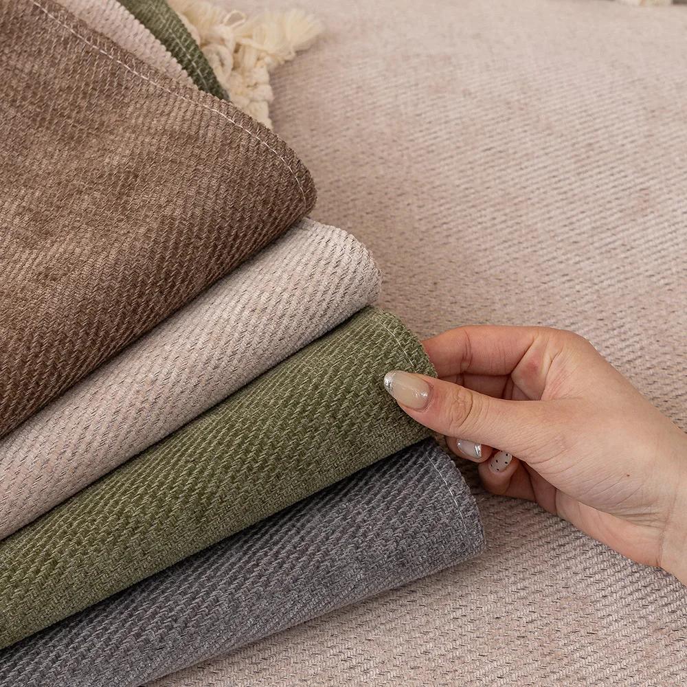 New Special-shaped Irregular Sofa Cushion Chenille Straight Row Cushion All Seasons Universal Anti-slip Cover Cover