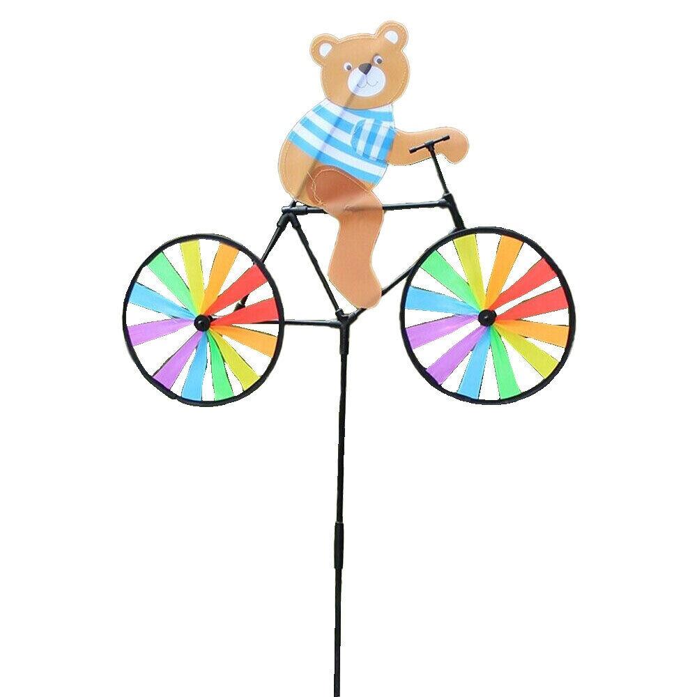 Ветряная мельница для пчелиного сада, газон, декор для двора, ветряная мельница, новый велосипед для животных, ветряная вертушка