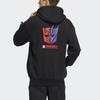 adidas X Transformers, Коллекция Сотрудничества Толстовки Мужские Черный С Капюшоном Умеренный Обычный HM7446
