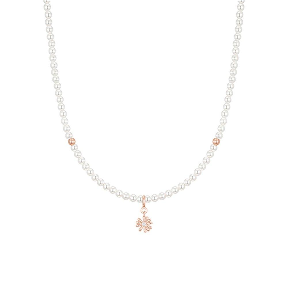 Mariel Pearl Bead Necklace + Pendant Set (Set-J0-0902)