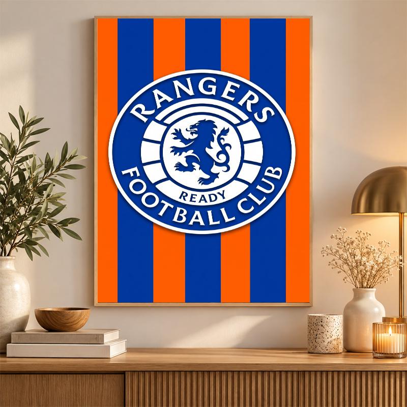 Queens Park Rangers FC Diamond Painting Kit 5D Full Drill DIY Diamond Mosaic Wall Art Home Decor