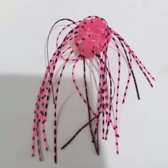 10 шт. 1,4 см/4 г мягкие приманки в форме кубиков с юбкой, медленно тонущие цветные искусственные приманки из ПВХ для ловли пресноводного соленого окуня, сома, рыболовные принадлежности