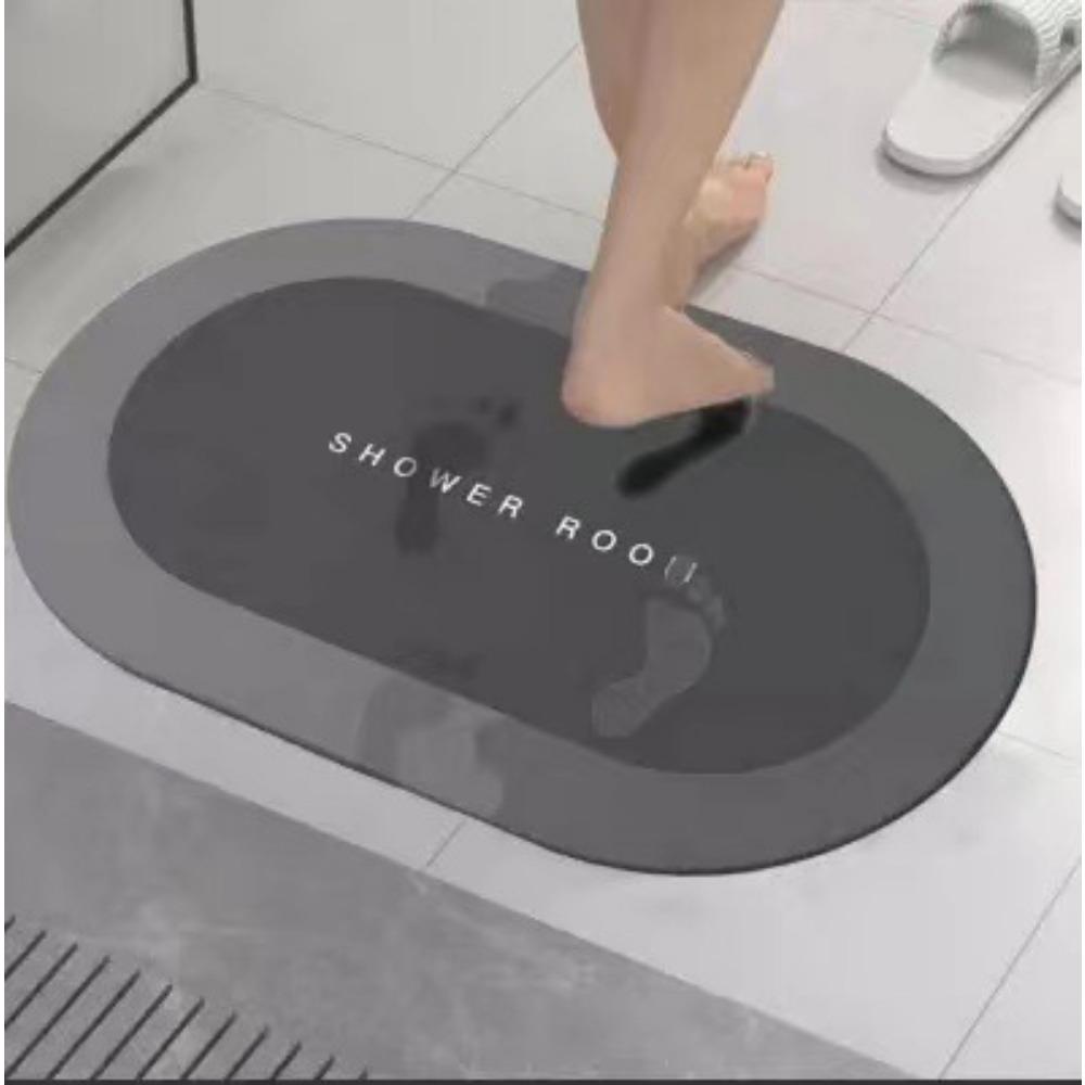 2 шт. Мягкая диатомовая грязепоглощающая подкладка, нескользящая, быстросохнущая, грязеотталкивающая, простая в уходе подкладка для пола