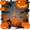 Halloween  Little Witch Festival Pendant Cross Border Acrylic Flat Car Decoration Pendant Home Hanging Accessory