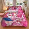 Sailor Moon Sailor Chibi Moon Print 3Pcs Bedding Setduvet Cover With 2 Bedropillowcase Home Birthday Gift