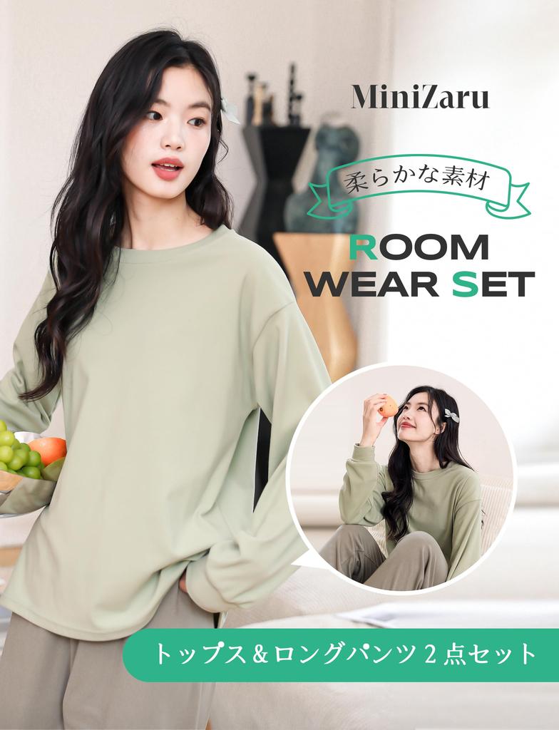 MiniZaru Loungewear Pajamas Long Warm and Cute for and Winter Women's Set, Sleeve, Spring, Autumn,