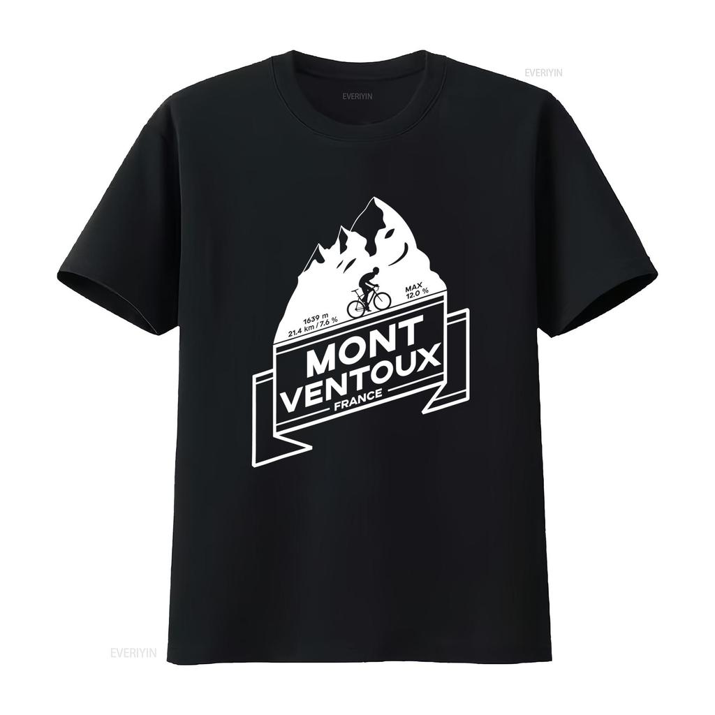 Mont Ventoux Road Cycling Climb T Shirt France Mountain Biking Design vintage Washed Unisex streetwear graphic Slightly Stylish