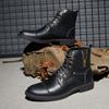 Модные высококачественные мужские базовые ботинки из натуральной кожи, мужская прогулочная обувь для походов в стиле ретро, высокие повседневные кроссовки для активного отдыха