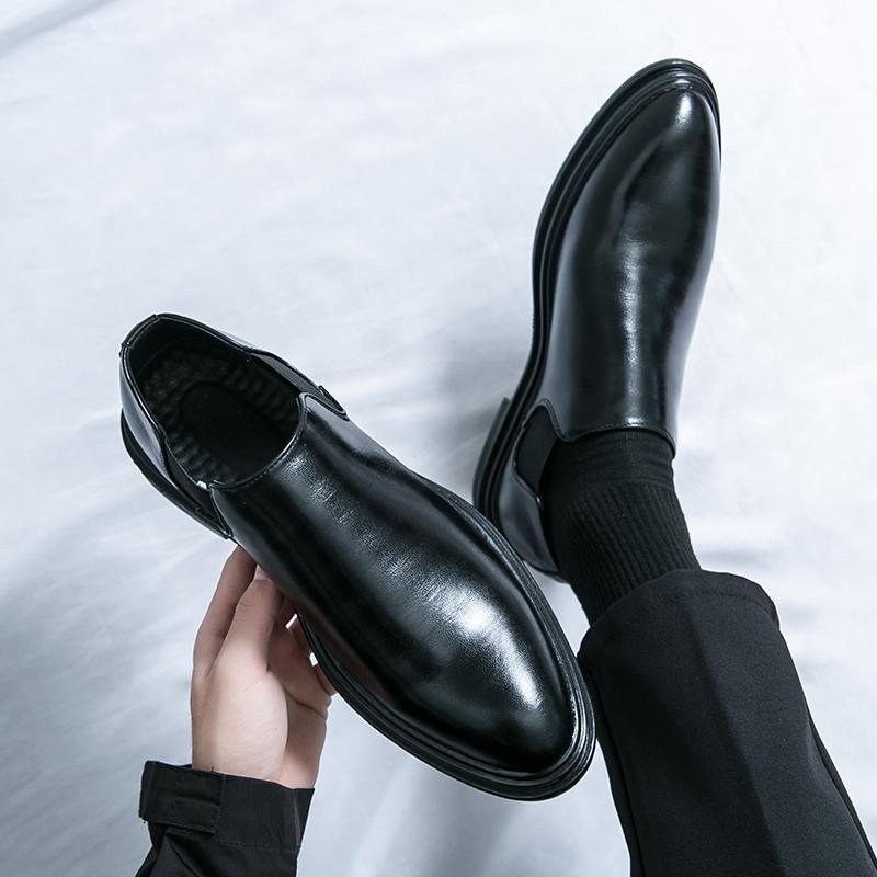 Модная кожаная модная повседневная обувь мужская классические мужские лоферы мужские слипоны нарядная обувь мужская удобная деловая обувь брендовые балетки