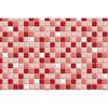 Meiwa Gravure Peel-and-Stick Deco Tile Sheet, Mosaic Tile, 40cm X 100cm, DGT-05 P (Pink), 0.5mm Thick