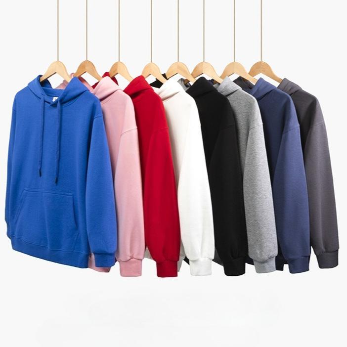 Осень Большой размер 330г Хлопковый тонкий Худи Мужской повседневный оверсайз Пуловер Худи Женская Толстовка мужская однотонная на каждый день уличная одежда УНИСЕКС