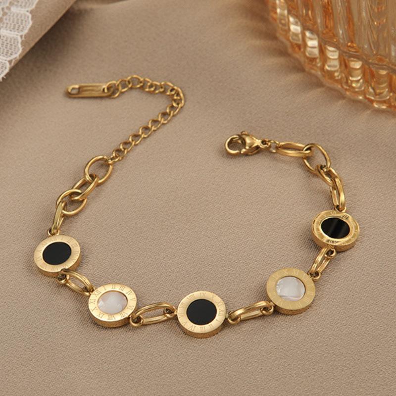 Корейский браслет женской моды из титановой стали Дун Дэмун - Нержавеющий, Высококлассный, Дизайн через границу.