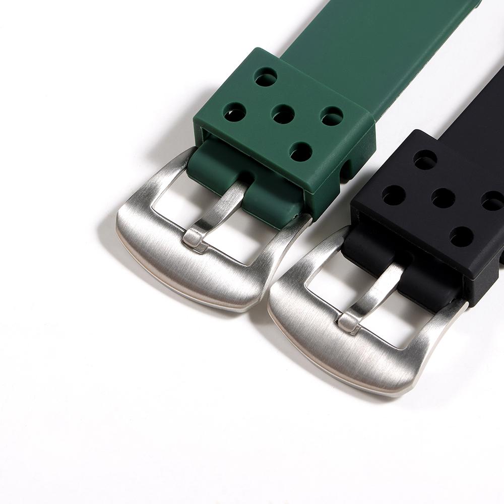 Силиконовый ремешок 20 мм 22 мм Ремешок для часов Водонепроницаемый ремешок для мужчин Женщин для Seiko No.5 SKX007 SKX009 для Seiko Prospex SRP777J1