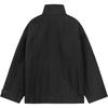 Fear of God Essentials Текстурированный нейлоновый пуловер с полумолнией Черный Мужские топы 202BT246350F