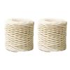 Raffia Straw Yarn DIY Knitting Material for Women Girls Cotton Raffia Yarn Crochet Summer Sun Hat Yarn Seabeach Bag Yarn