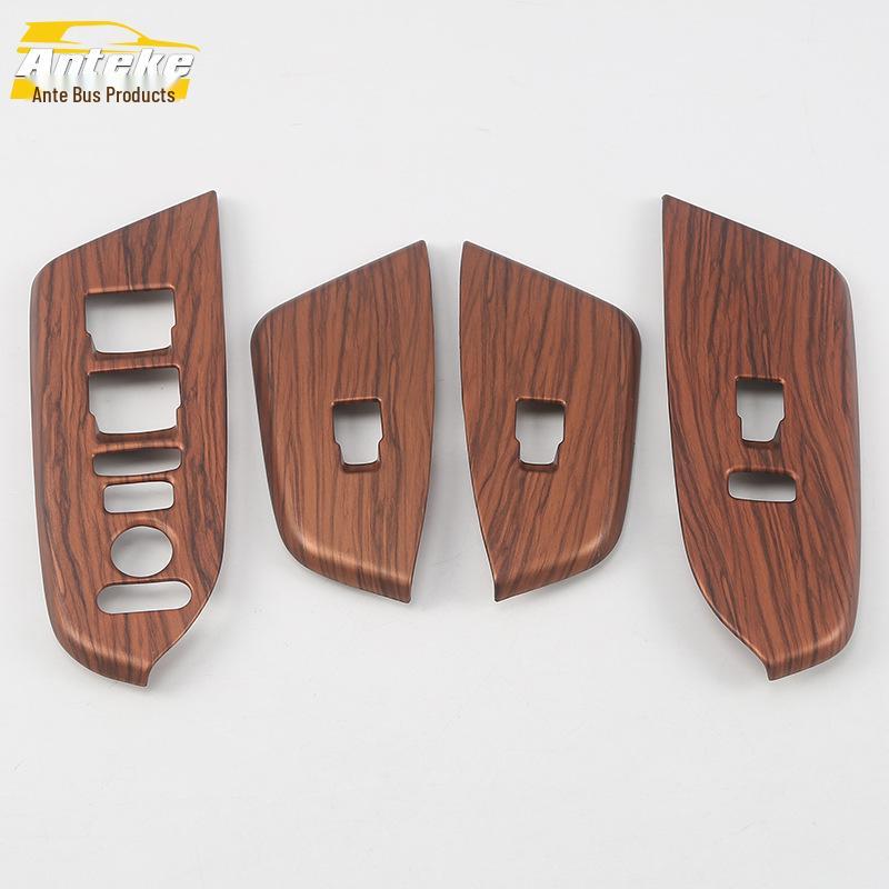 Fits 17 CRV: Car Door Window Armrest Lifting Button Decorative Frame Accessories