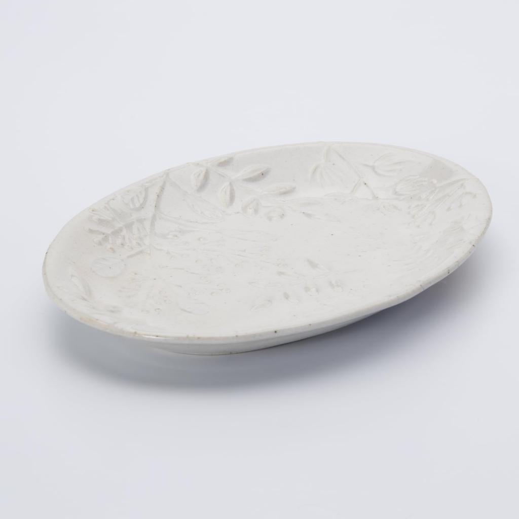 Aito Seisakusho Овальная тарелка с бортиком для микроволновой печи и посудомоечной машины Сето 19 x 13 Сделано в Номер продукта 111231 Тарелка "Ха Гохонте", Безопасная, Белая, Посуда, Прибл.. см,