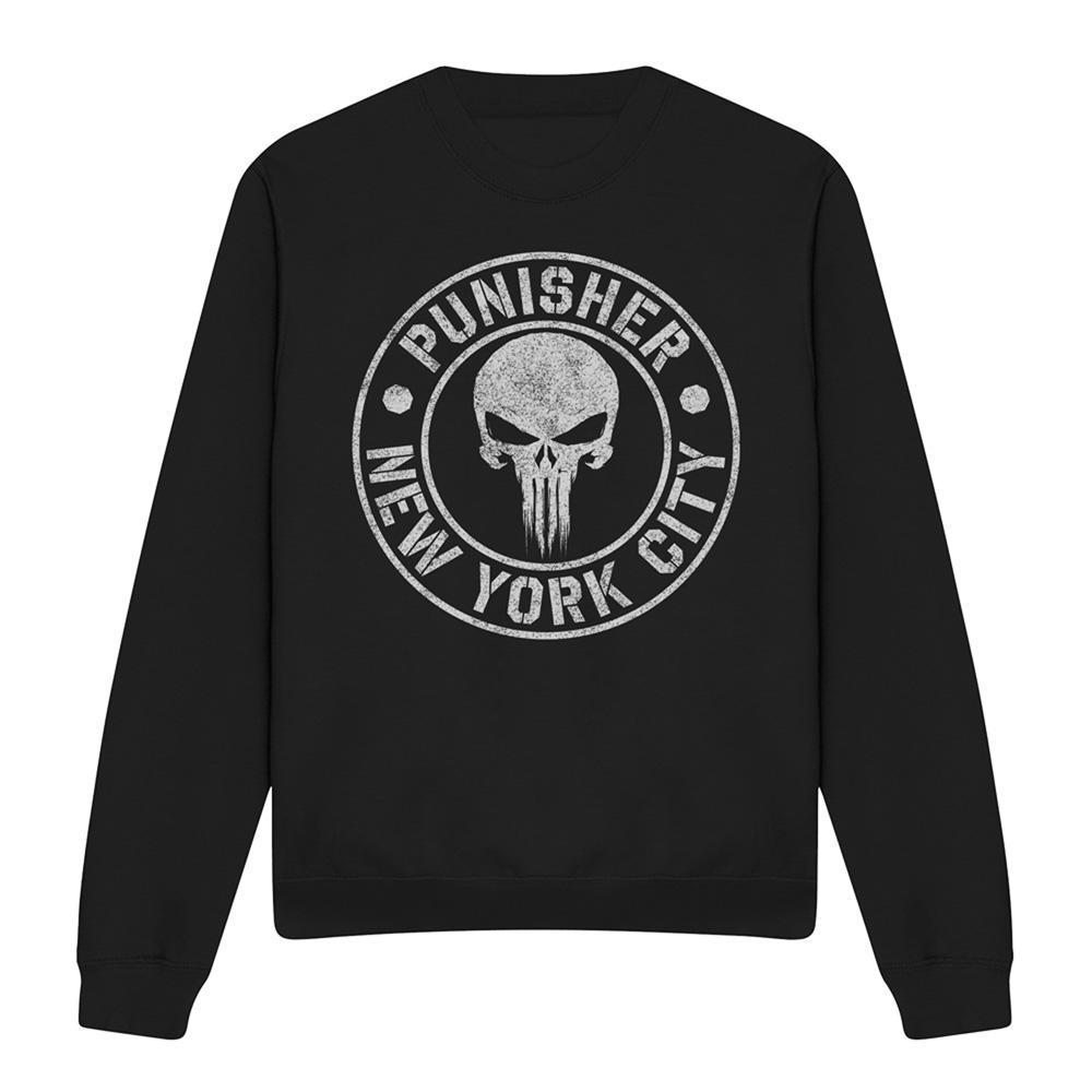 The Punisher Unisex Adult NYC Logo Sweatshirt