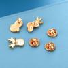 Sock Christmas Tree Snowman Santa Claus Christmas Jewelry Christmas Brooch Enamel Badges Xmas Pins