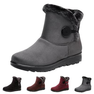 Женские модные зимние ботинки с теплоизоляцией и утолщенным дизайном