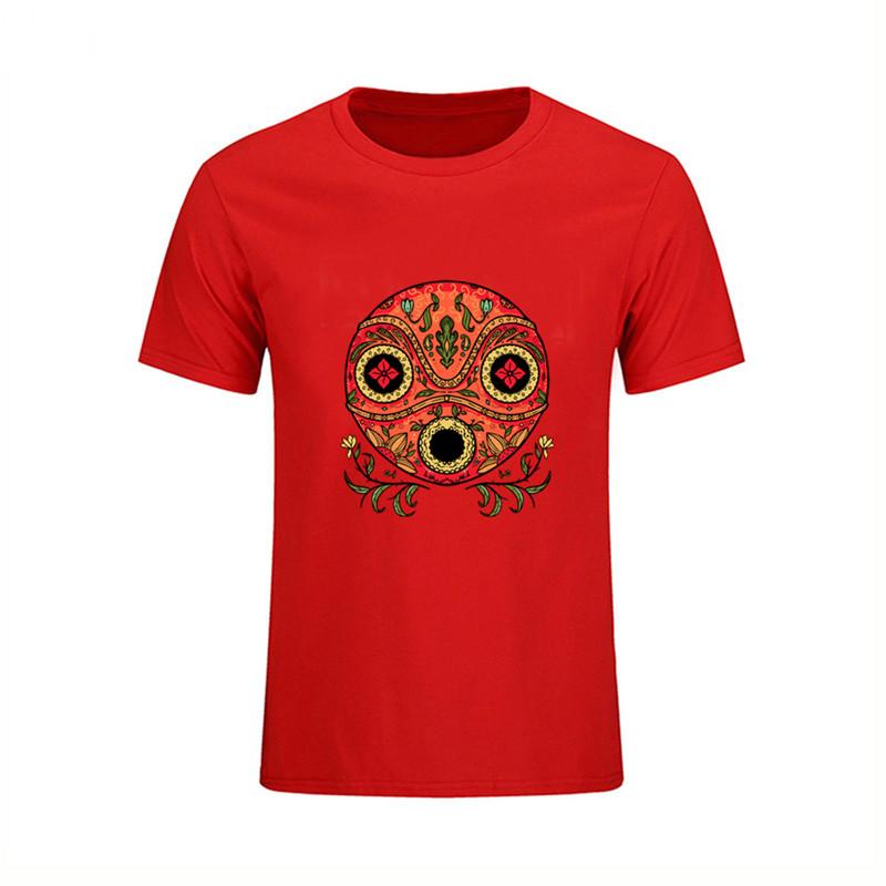 Designer Men T Shirt Funny Dia De Los Mononoke 3D Printed Male Top Tees