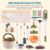 Kids Cleaning Set for Toddler Housekeeping Play Set with Vacuum Cleaner Broom Mop Dustpan Mop