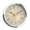 Round Clock Insert Clocks Head Mini Modern with Roman Numerals 3.5inch for Living Room