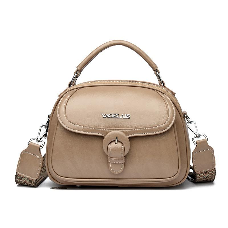 Модная маленькая женская сумка через плечо, однотонная, повседневная сумка для мобильного телефона