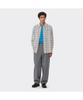 Keoseuuteommellou Ivory Oversized Fit Check Shirt Cwsam26202Ivx
