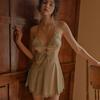 Summer Ice Silk Lace Backless Nightdress - Sexy & Tempting Camisole for Women