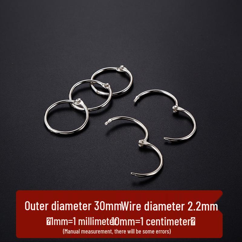 Сделай сам Разъемные железные кольца для переплета, листов, брелоков и штор