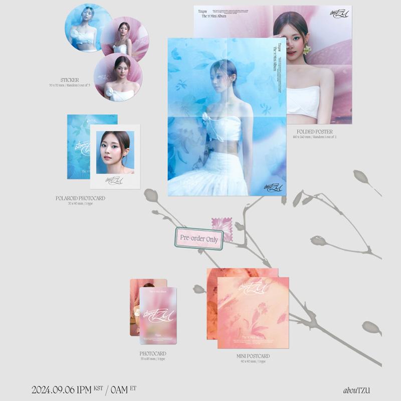 TZUYU (TWICE) - THE 1st Mini Album abouTZU (Digipack Ver.)