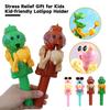 Dinosaur Lollipop Holder Fun Cartoon Plastic Candy Storage Toy Kid-friendly Novelty Stress Relief Gift for Kids