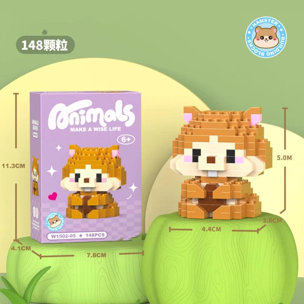 Конструктор из микрочастиц с животными для взрослых, игрушка для детей от 6 до 12 лет, подарок на день рождения для мальчика, фигурка собаки или кошки, мини-кирпичики, игрушка для девочек.
