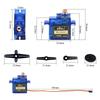 RCmall 4-Pack TS90MD 9g Micro All-Metal Gear Digital Servo with 270 Degree Control Angle for RC Drones and Smart Cars