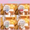 Ears Cute Long Dog Keychain Cartoon Plush Girls Kid Backpack Decoration Doll