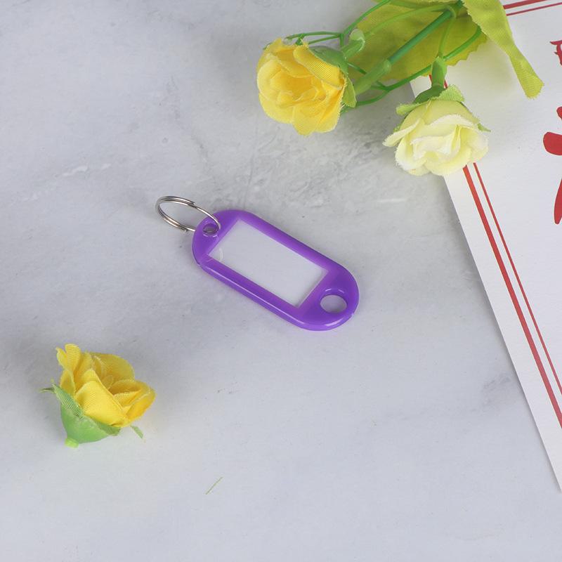 Colorful Plastic Key Tag for Luggage and Hotel Room Identification